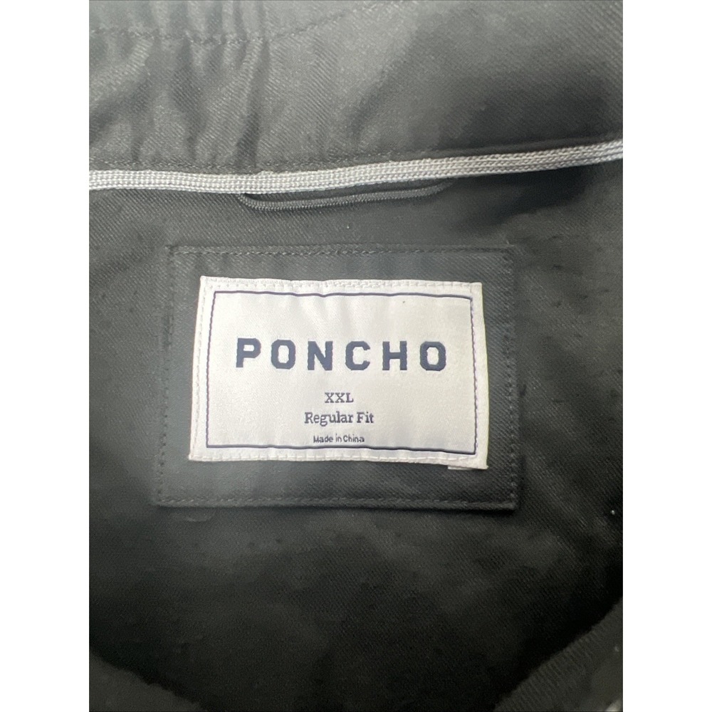 Poncho Shirt Mens XXL Piedras Negras Pearl Snap Western Regular Fit Performance - Picture 7 of 12